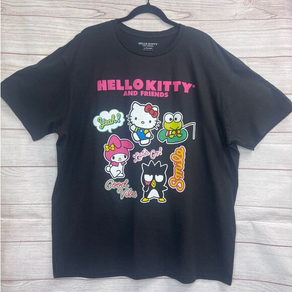 New Hello Kitty And Friends Crewneck Short Sleeve T-Shirt Women’s Plus Size 2X - Picture 1 of 4